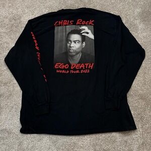 Chris Rock 2022 Ego Death World Tour Long Sleeve Shirt XL